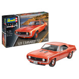 KIT PARA MONTAR REVELL CAMARO SS 396 1969 1/25 111 PEÇAS REV 07712